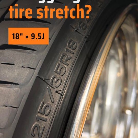 18インチ 9.5J 215/35R18 ホイール装着例 - CARSERVICE GRAVITY